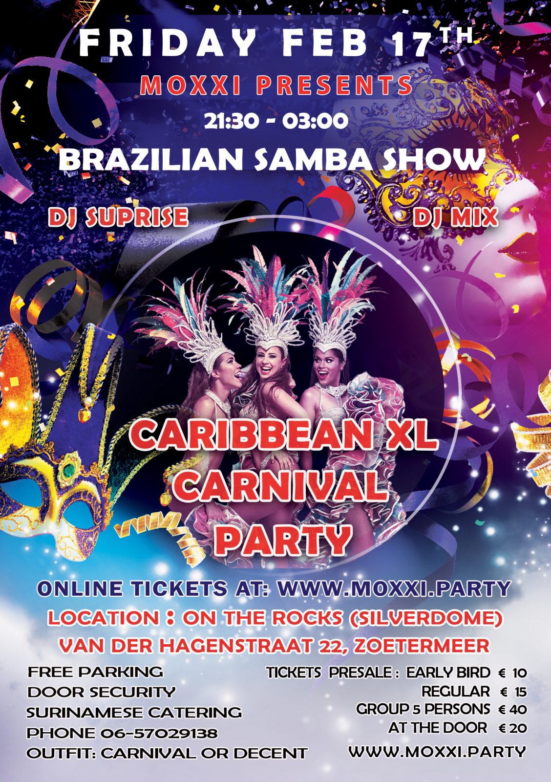 Caribbean XL Carnaval Party in Zoetermeer